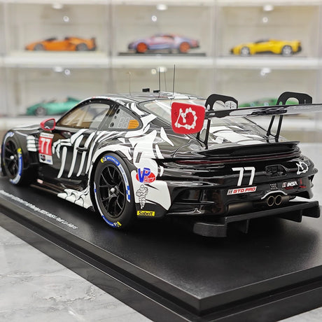 1:18 Porsche 2025 911 GT3 R #77 AO Racing Daytona 24h model car by Top Speed - view 6