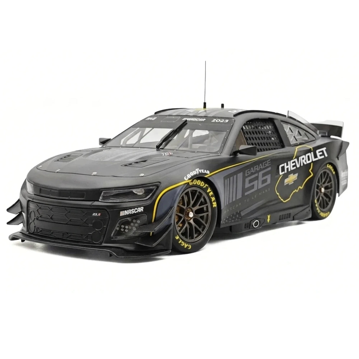 [Top Speed] 1:18 Chevrolet 2023 Camaro ZL1 NASCAR Next Gen Garage 56 Model Car Resin