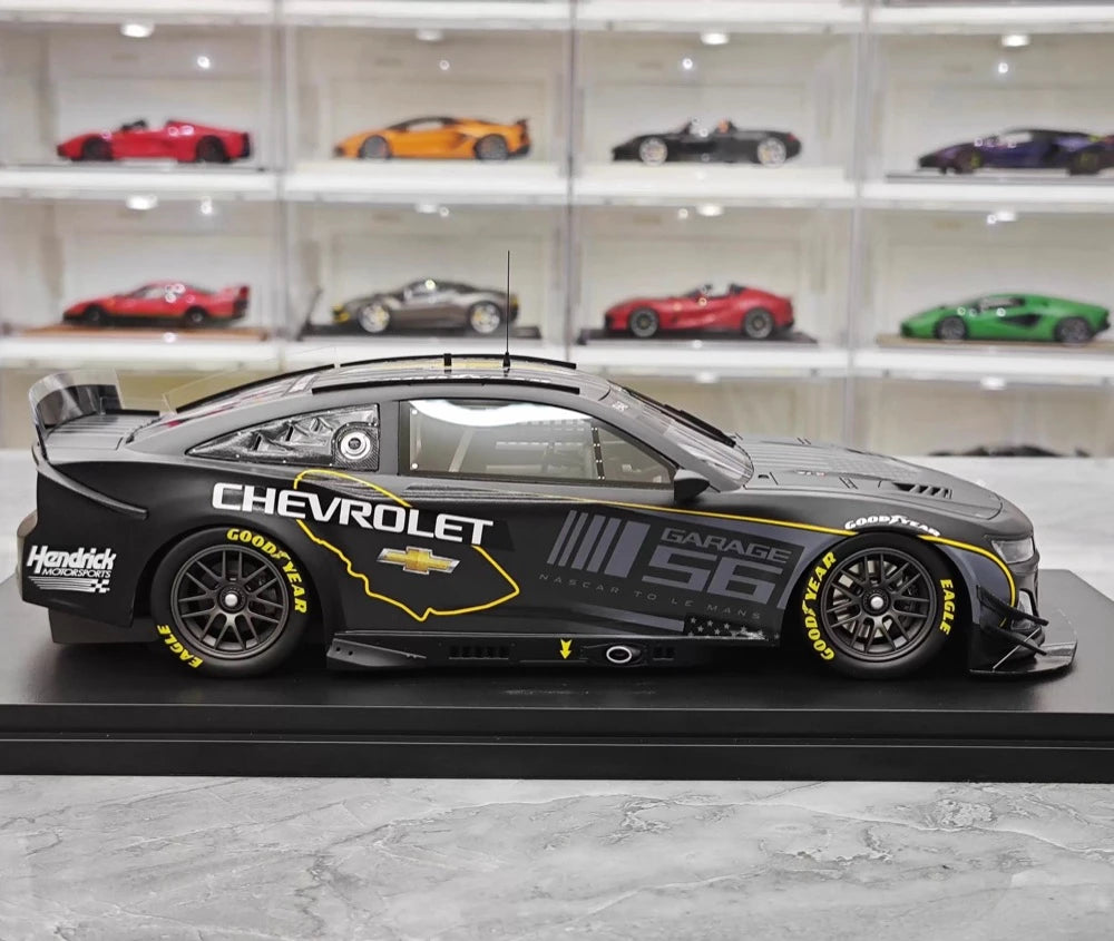 [Top Speed] 1:18 Chevrolet 2023 Camaro ZL1 NASCAR Next Gen Garage 56 Model Car Resin