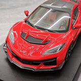 [Top Speed] 1:18 Chevrolet 2025 Corvette ZR1 Red Model Car Resin