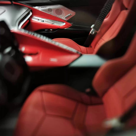 [Top Speed] 1:18 Chevrolet 2025 Corvette ZR1 rood modelauto Hars