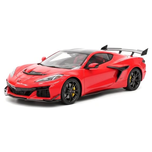 [Top Speed] 1:18 Chevrolet 2025 Corvette ZR1 Red Model Car Resin