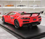 [Top Speed] 1:18 Chevrolet 2025 Corvette ZR1 Red Model Car Resin