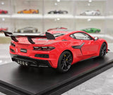[Top Speed] 1:18 Chevrolet 2025 Corvette ZR1 Red Model Car Resin