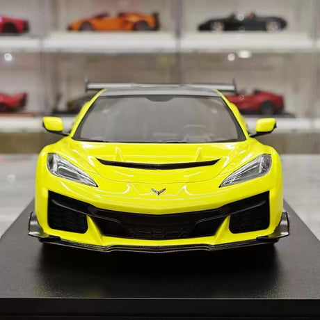 [Top Speed] 1:18 Chevrolet 2025 Corvette ZR1 geel modelauto Hars
