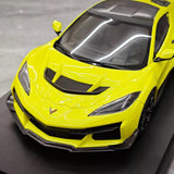 [Top Speed] 1:18 Chevrolet 2025 Corvette ZR1 gul modellbil harts