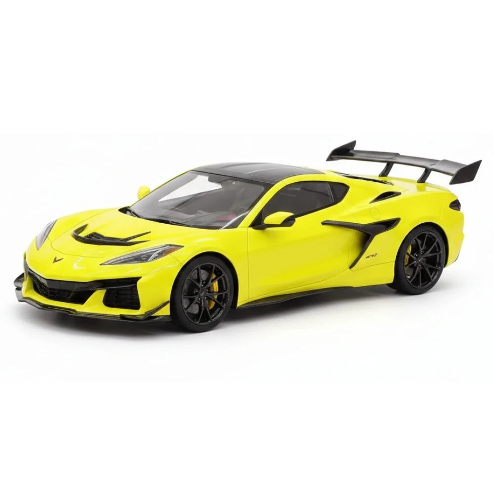 [Top Speed] 1:18 Chevrolet 2025 Corvette ZR1 gul modellbil harts
