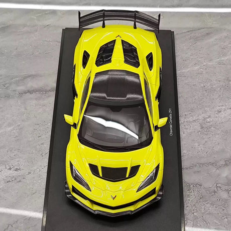 [Top Speed] 1:18 Chevrolet 2025 Corvette ZR1 geel modelauto Hars
