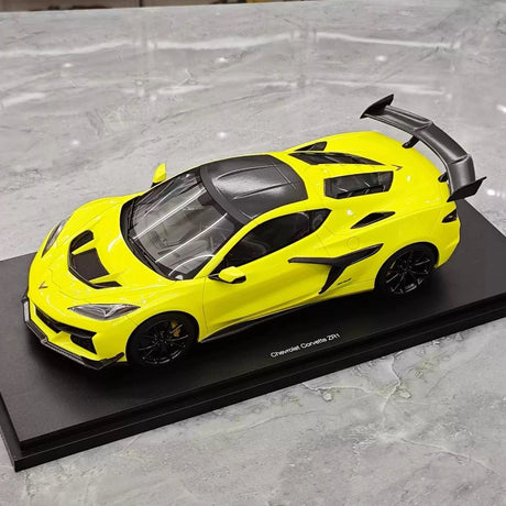 [Top Speed] 1:18 Chevrolet 2025 Corvette ZR1 geel modelauto Hars