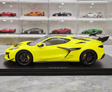 [Top Speed] 1:18 Chevrolet 2025 Corvette ZR1 gul modellbil harts