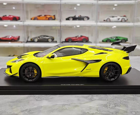 [Top Speed] 1:18 Chevrolet 2025 Corvette ZR1 geel modelauto Hars