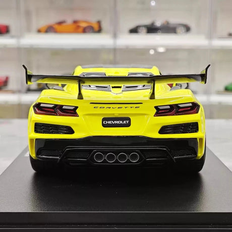 [Top Speed] 1:18 Chevrolet 2025 Corvette ZR1 geel modelauto Hars