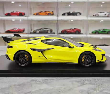[Top Speed] 1:18 Chevrolet 2025 Corvette ZR1 geel modelauto Hars