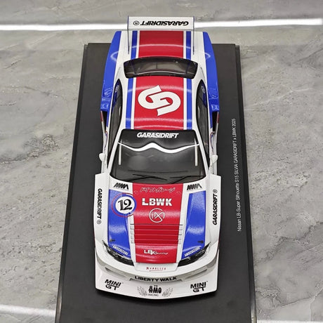 [Top Speed] 1:18 Nissan 2002 Silvia S15 LB-Super Silhouette GARASIDRIFT x LBWK Model Car Resin