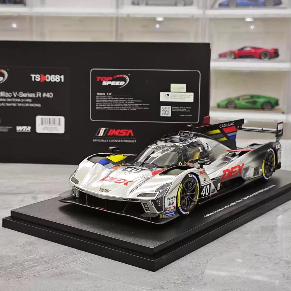 [Topspeed] 1:18 Cadillac 2025 V-Series.R #40 Daytona 24 Hours Model Car Resin / Closed Body