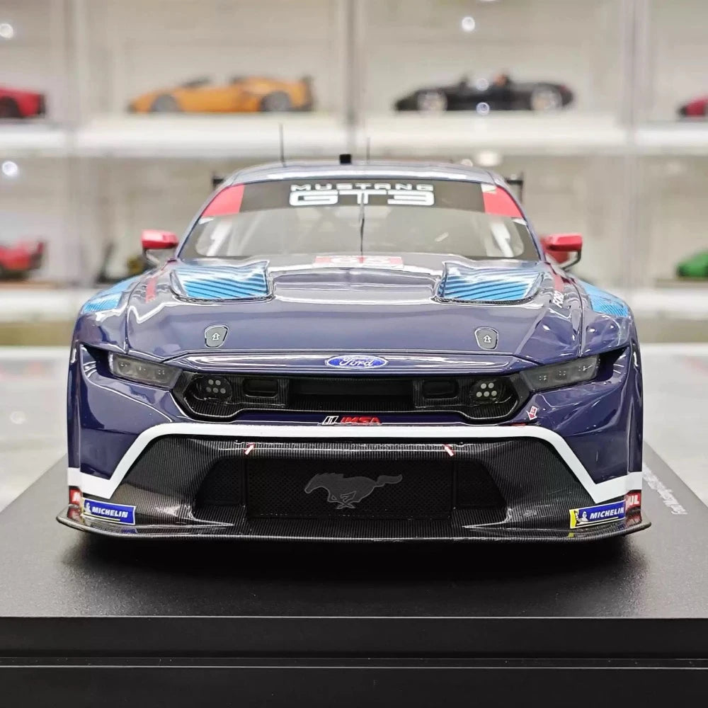 [Topspeed] 1:18 Ford 2025 Mustang GT3 #65 WINNER IMSA GTD Pro Daytona 24hrs Model Car Resin / Closed Body