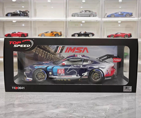[Topspeed] 1:18 Ford 2025 Mustang GT3 #65 WINNER IMSA GTD Pro Daytona 24hrs modelauto Hars / Closed Body