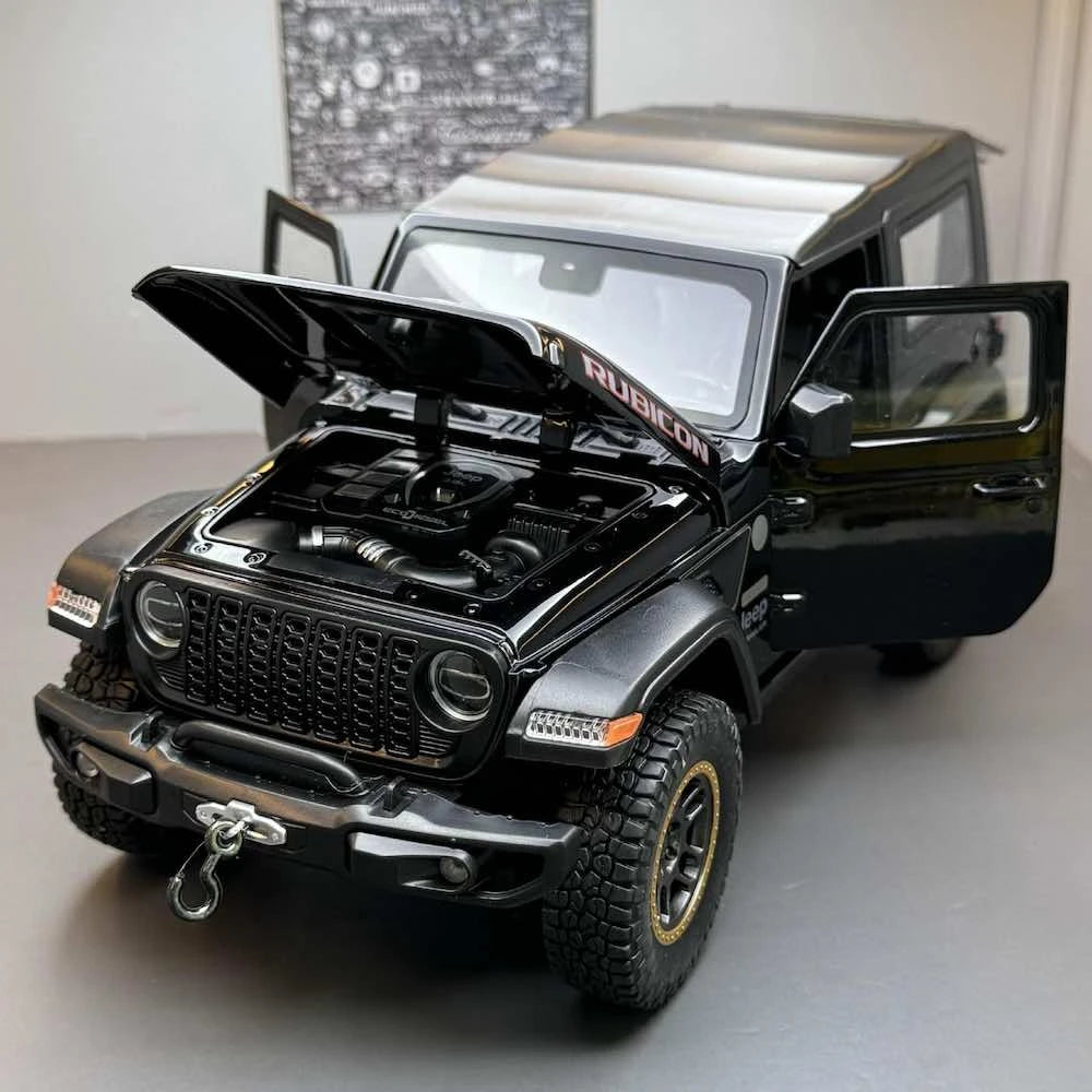 [TOY] 1:18 Jeep 2024 Rubicon Model Car Die-Cast