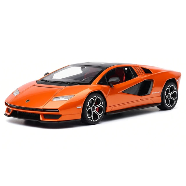 [TOY] 1:24 Lamborghini 2022 Countach LPI800-4 Orange Model Car Die-Cast
