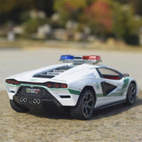 [TOY] 1:24 Lamborghini 2022 Countach LPI800-4 Police Model Car Die-Cast