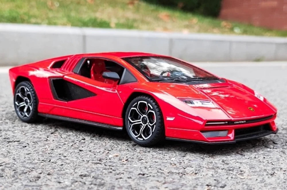 [TOY] 1:24 Lamborghini 2022 Countach LPI800-4 Red Model Car Die-Cast