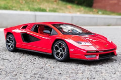 [TOY] 1:24 Lamborghini 2022 Countach LPI800-4 Red Model Car Die-Cast