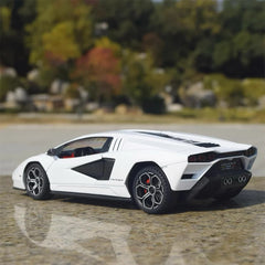 [TOY] 1:24 Lamborghini 2022 Countach LPI800-4 White Model Car Die-Cast
