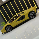 [TOY] 1:24 Lamborghini 2022 Countach LPI800-4 Yellow Model Car Die-Cast