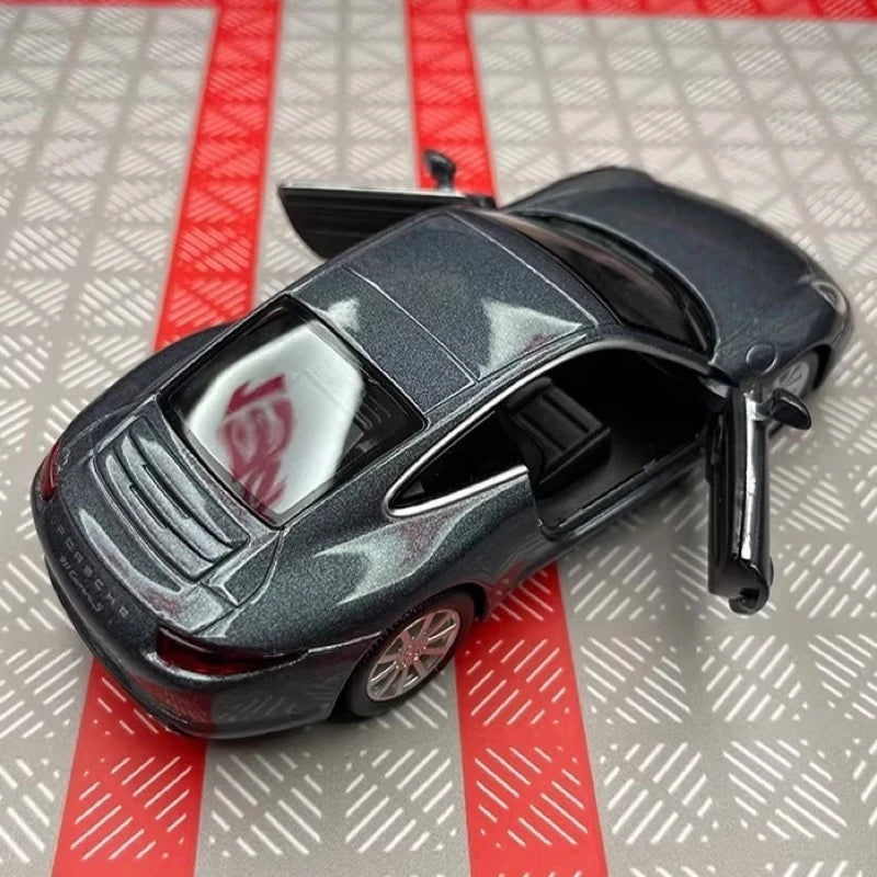 [TOY] 1:36 Porsche 2011 911 Carrera S Gray Model Car Die-Cast