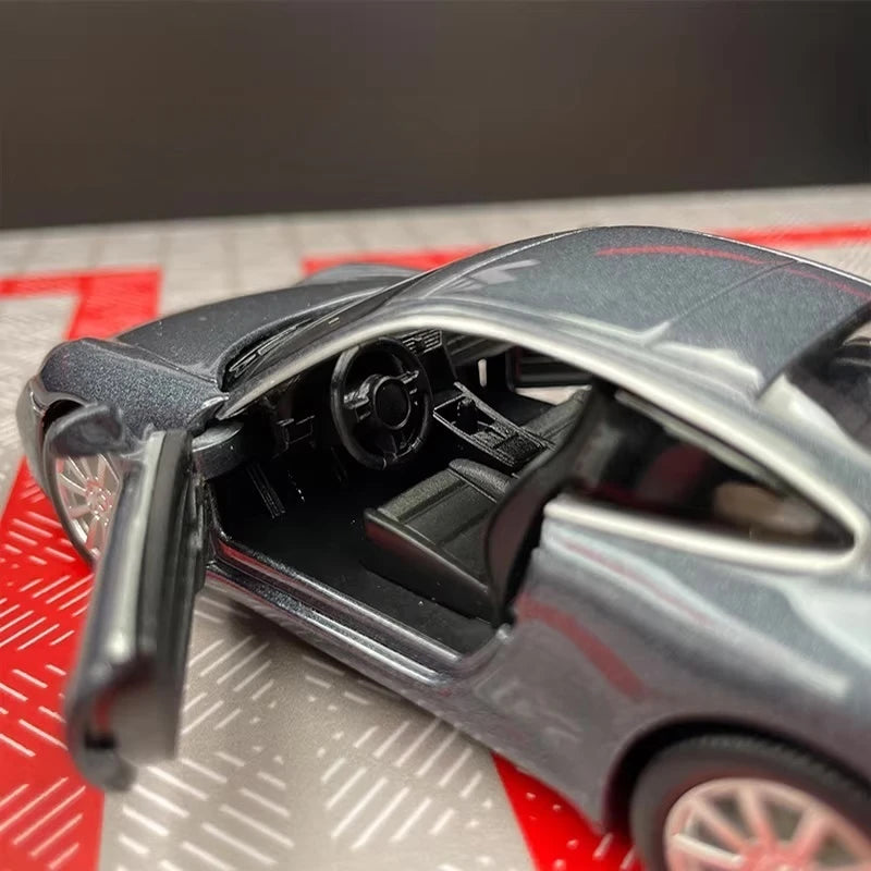 [TOY] 1:36 Porsche 2011 911 Carrera S Gray Model Car Die-Cast