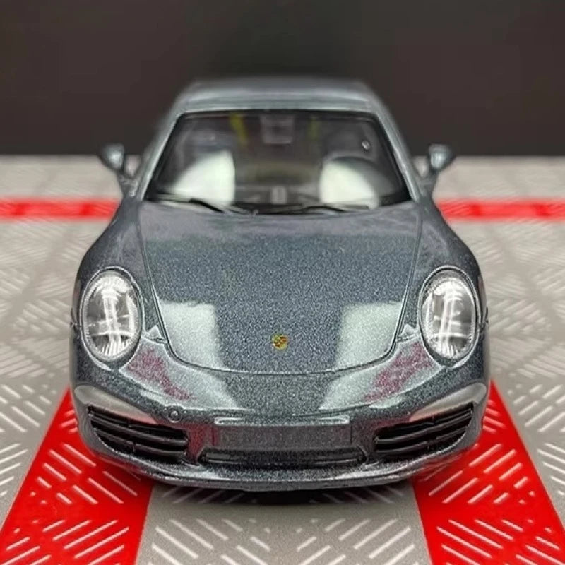 [TOY] 1:36 Porsche 2011 911 Carrera S Gray Model Car Die-Cast