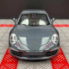 [TOY] 1:36 Porsche 2011 911 Carrera S Gray Model Car Die-Cast