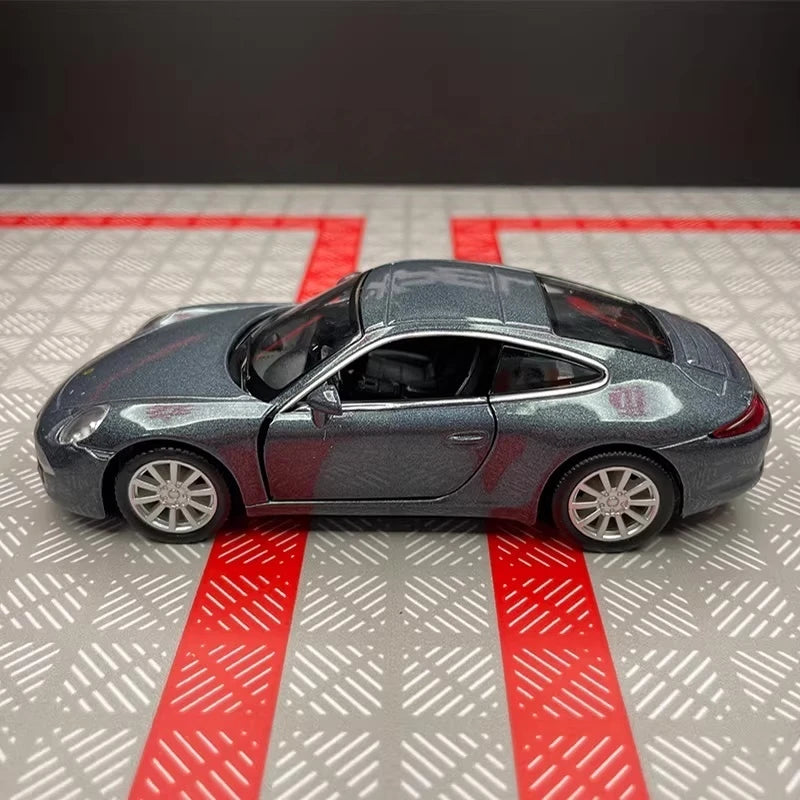 [TOY] 1:36 Porsche 2011 911 Carrera S Gray Model Car Die-Cast