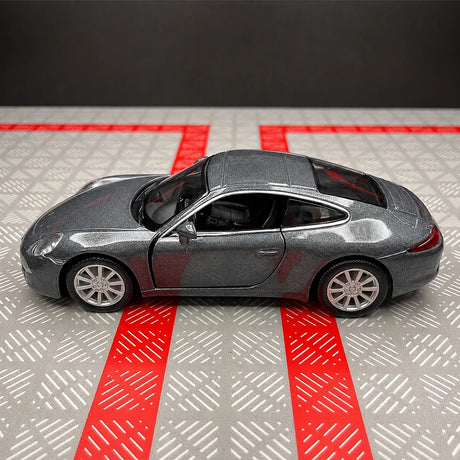 [TOY] 1:36 Porsche 2011 911 Carrera S Gray Model Car Die-Cast