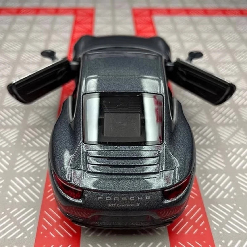 [TOY] 1:36 Porsche 2011 911 Carrera S Gray Model Car Die-Cast