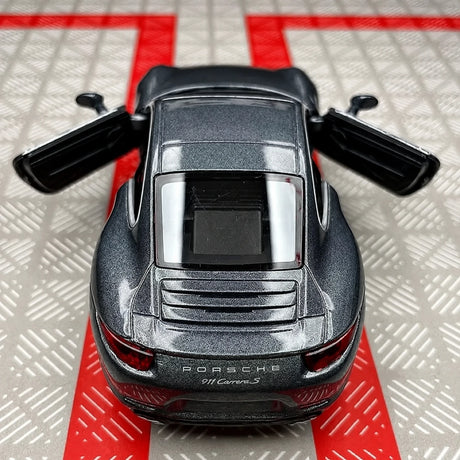 [TOY] 1:36 Porsche 2011 911 Carrera S Gray Model Car Die-Cast