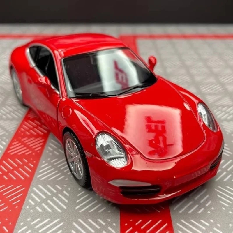 [TOY] 1:36 Porsche 2011 911 Carrera S Red Model Car Die-Cast