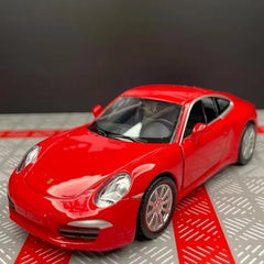 [TOY] 1:36 Porsche 2011 911 Carrera S Red Model Car Die-Cast