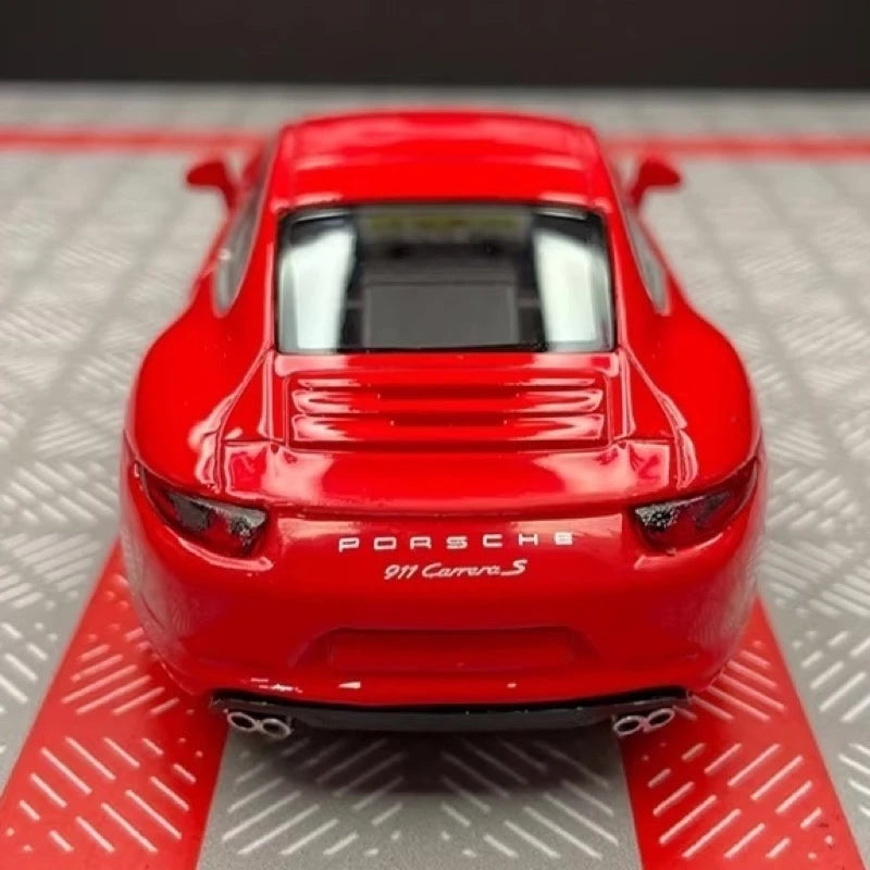 [TOY] 1:36 Porsche 2011 911 Carrera S Red Model Car Die-Cast
