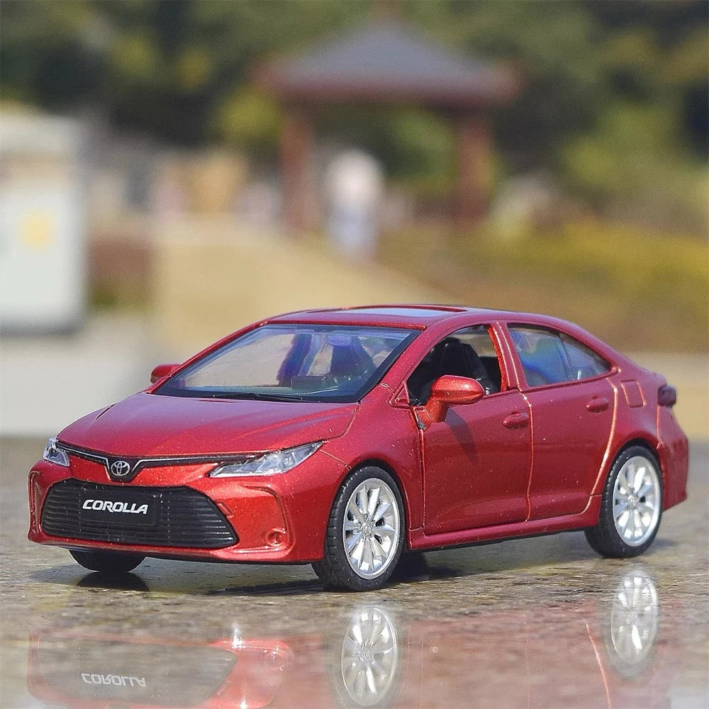 [TOY] 1:43 Toyota 2019 Corolla レッド モデルカー Die-Cast