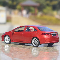 [TOY] 1:43 Toyota 2019 Corolla レッド モデルカー Die-Cast