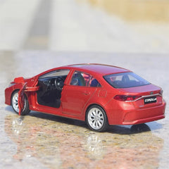 [TOY] 1:43 Toyota 2019 Corolla レッド モデルカー Die-Cast