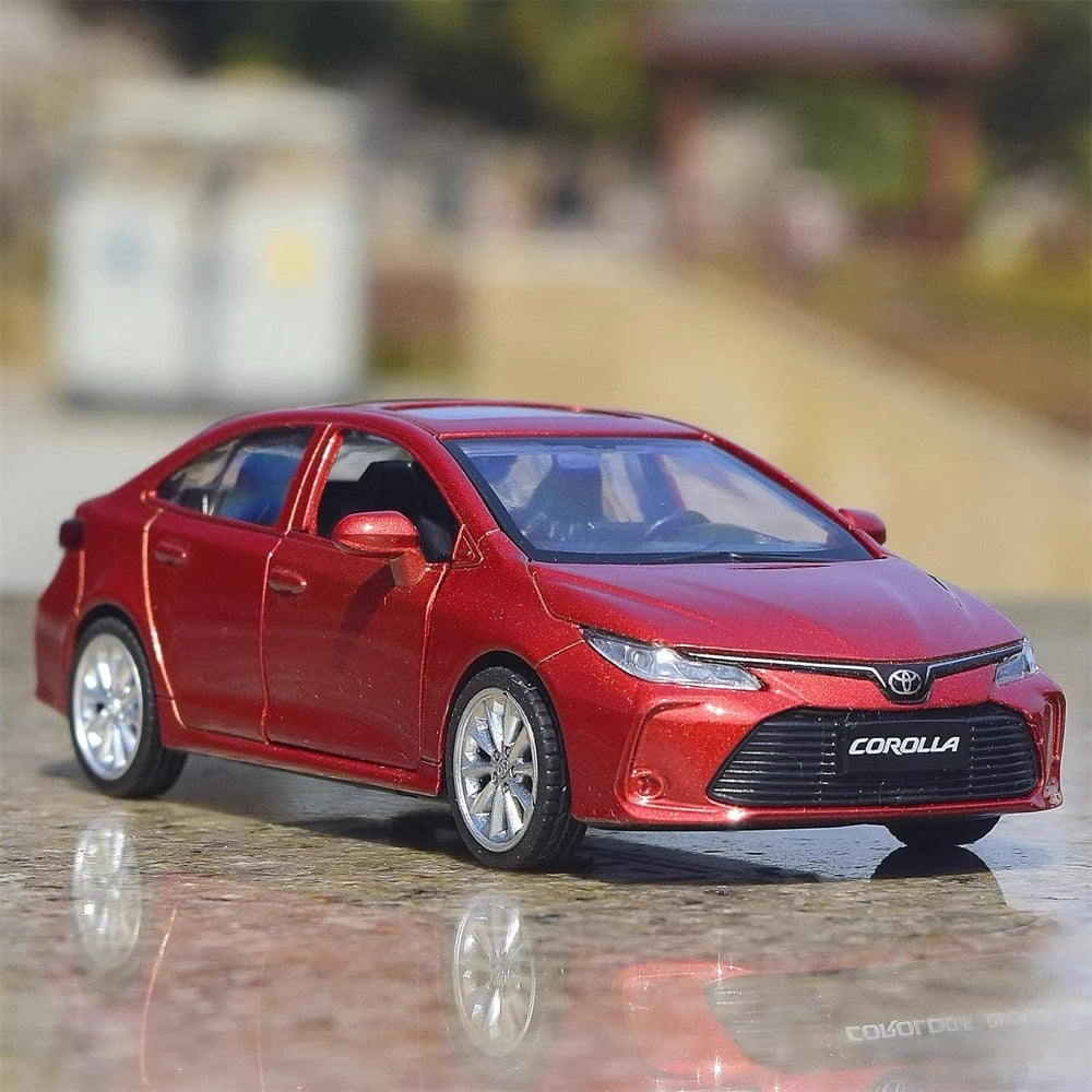 [TOY] 1:43 Toyota 2019 Corolla レッド モデルカー Die-Cast