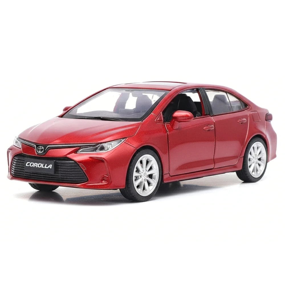 [TOY] 1:43 Toyota 2019 Corolla レッド モデルカー Die-Cast