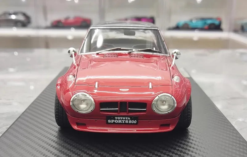 1:18 Toyota 1965 Sports 800 Special Red Die Cast Model Car