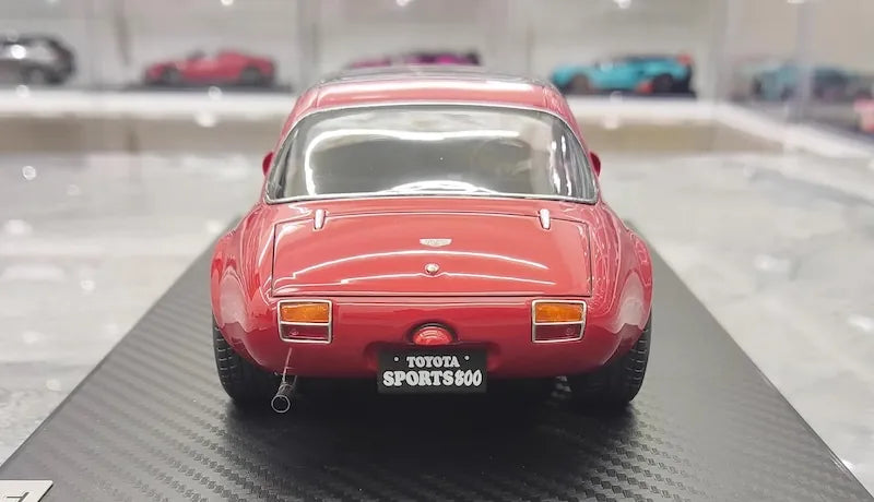 1:18 Toyota 1965 Sports 800 Special Red Die Cast Model Car