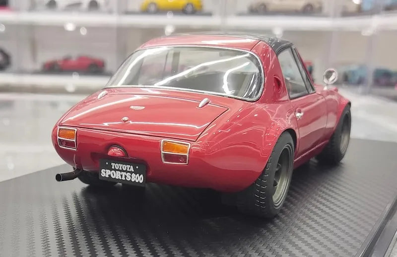 1:18 Toyota 1965 Sports 800 Special Red Die Cast Model Car