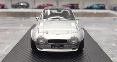 1:18 Toyota 1965 Sports 800 Special Silver Die Cast Model Car