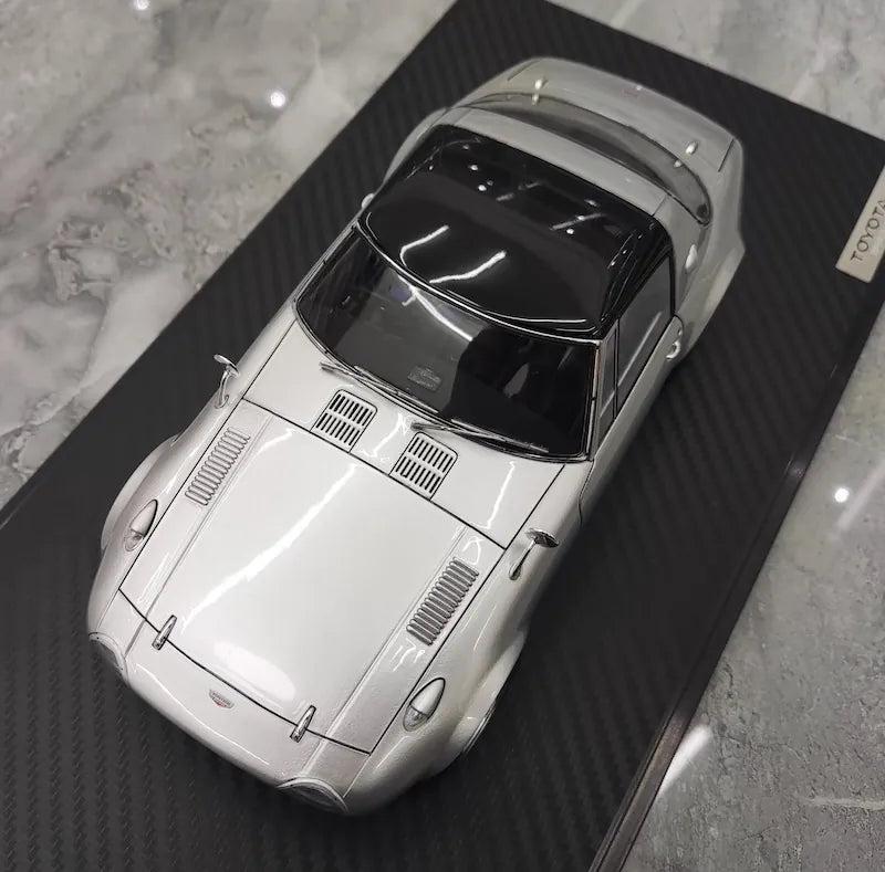 1:18 Toyota 1965 Sports 800 Special Silver Die Cast Model Car