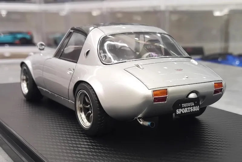 1:18 Toyota 1965 Sports 800 Special Silver Die Cast Model Car